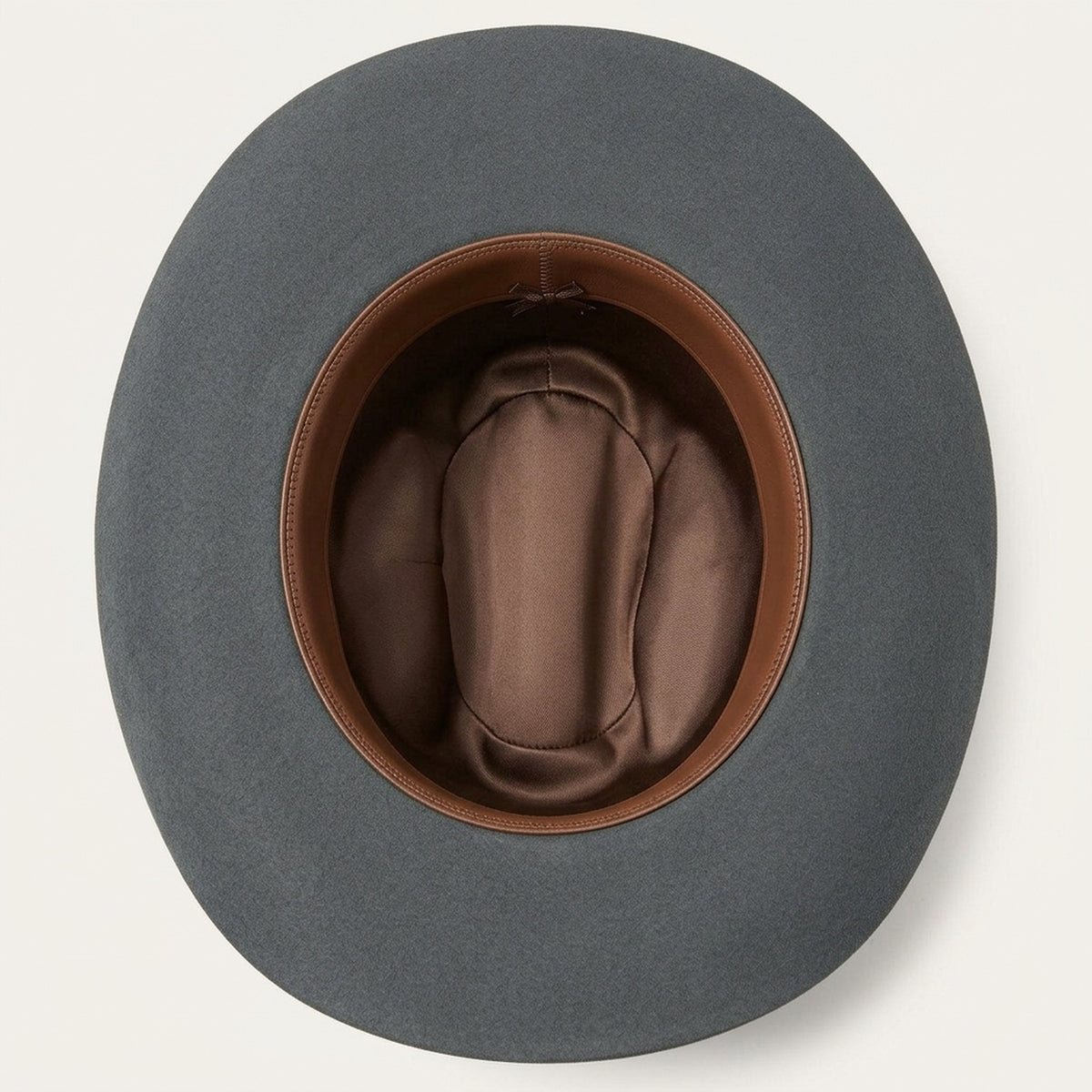 Unisex Grey Wool Felt Cowboy Hat for Western Outdoor Style