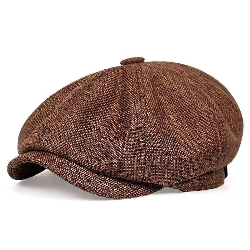 Peaky Blinders Hats,Handmade Wool Newsboy Cap: Vintage Style Gatsby Hat
