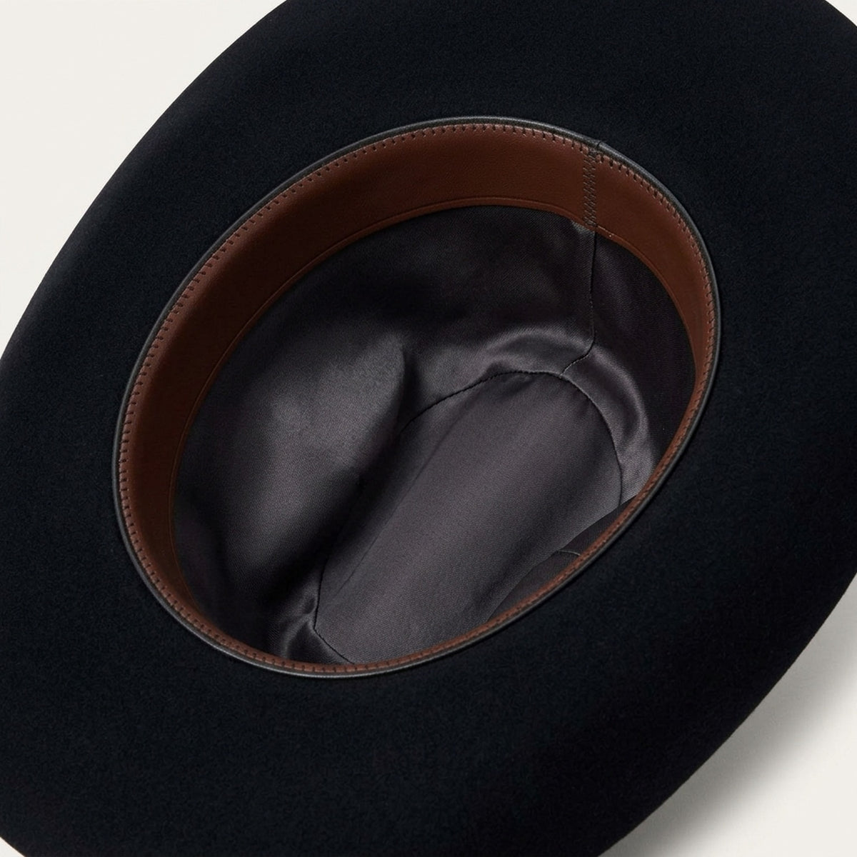 Black Felt Cowboy Hat with Studded Band - Western Style