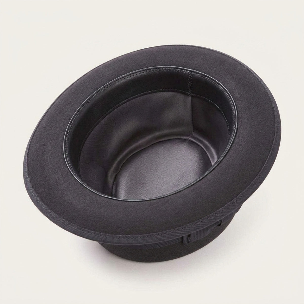 Classic Charcoal Wool Felt Fedora Hat for Everyday Look