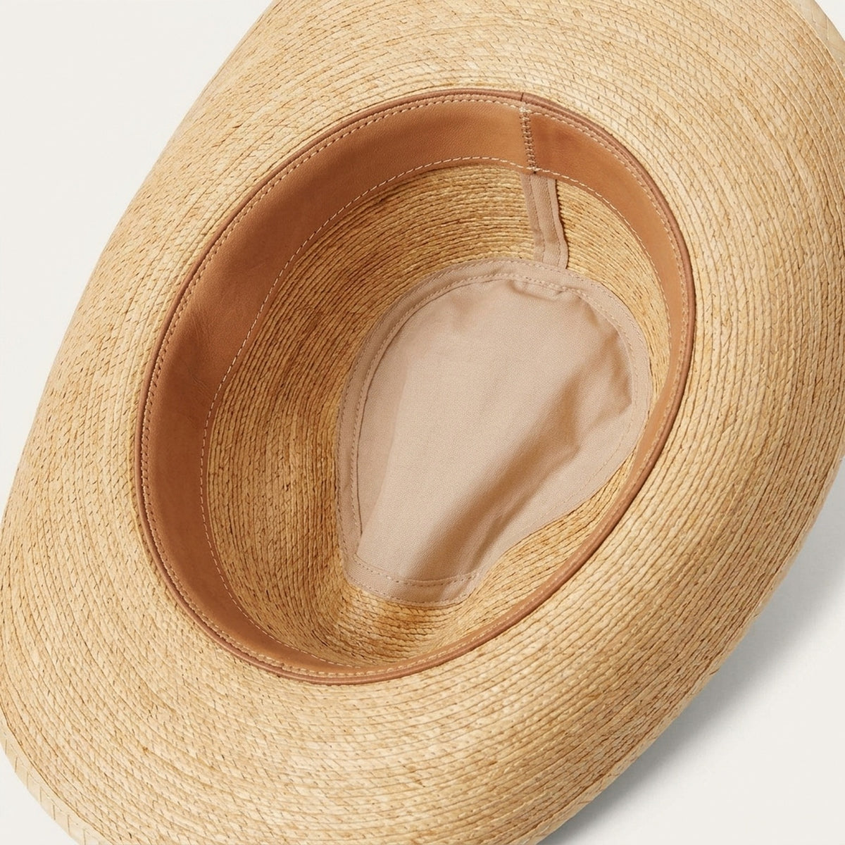 Natural Straw Cowboy Hat with Silver Concho Studded Band