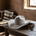 Silverbelly Wool Felt Western Hat with Matching Leather Band Trim